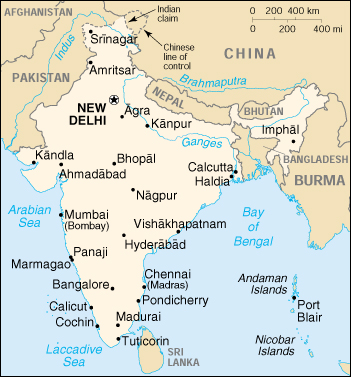 india map