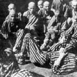 Prisoners in the ghetto and concentration camp of Terezin, Czech Republic, during World War Two.