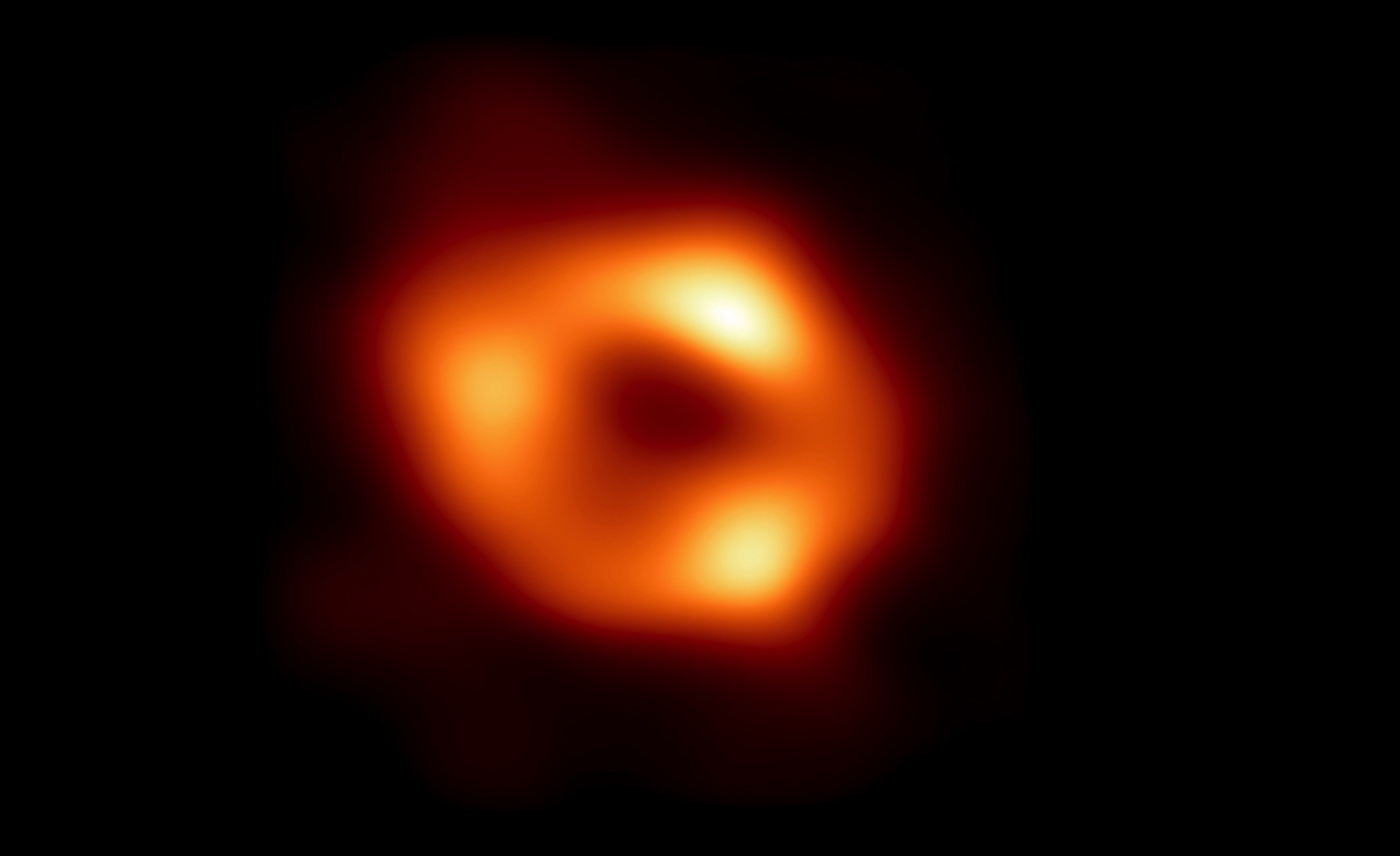 Astronomers Capture 1st Image Of Milky Way’s Huge Black Hole